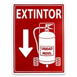 19EXT3040-SEÑALAMIENTO EXTINTOR UNIDAD MOVIL 30X40