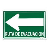 19SEREFI-SEÑALIZACION RUTA EVAC. FLECHA IZQ.