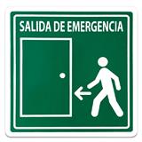 19SEÑTSEME-SEÑALAMIENTO SALIDA DE EMERGENCIA PTA. IZQ. 25 X 25