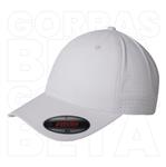 FITCAP GORRA BETA 100%POL, MICROPERFORADO VELCRO HT BLANCO #030-Fitcap