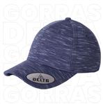 FITCAP GORRA DELTA 75%POL 22%SPANDEX 3%JASPEADO MARINO JASPE #050-Fitcap