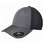 FITCAP GORRA EPSILON 60%POL 32%NYL 8% SPANDEX RED NEGRO JASPE #040-Fitcap