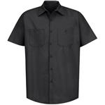 RSP24 CAMISA MC LISA DE TRABAJO INDUSTRIAL 65P/35A 4.25OZ NEGRO S-Red Kap