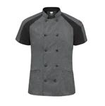 CHAQUETA MANGA RANGLAN Y PRO AIRFLOW P/MUJER CHARCOAL/NEGRO TALLA S-Red Kap