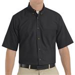 RSP80 CAMISA MC DE VESTIR DE POPELINA 65P 34A NEGRO L-Red Kap