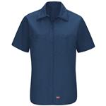 RSX21 BLUSA DE TRABAJO MC CON MIMIX AZUL MARINO S-Red Kap