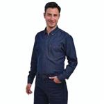 CAMISA MANGA LARGA DE MEZCLILLA 08 OZ-Providencia
