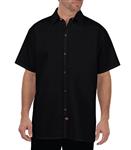 CAMISA COCINERO NEGRA 65POL/35ALG 2XL-Dickies