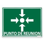 SEÑALAMIENTO PUNTO DE REUNION 30X40-Genérico