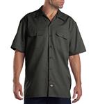 CAMISA DE TRABAJO MC 65POL/35ALG VERDE OLIVO L-Dickies