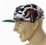 GORRA PLANA PROS-CAPS CAMUFLAJE GRIS-Pros Caps